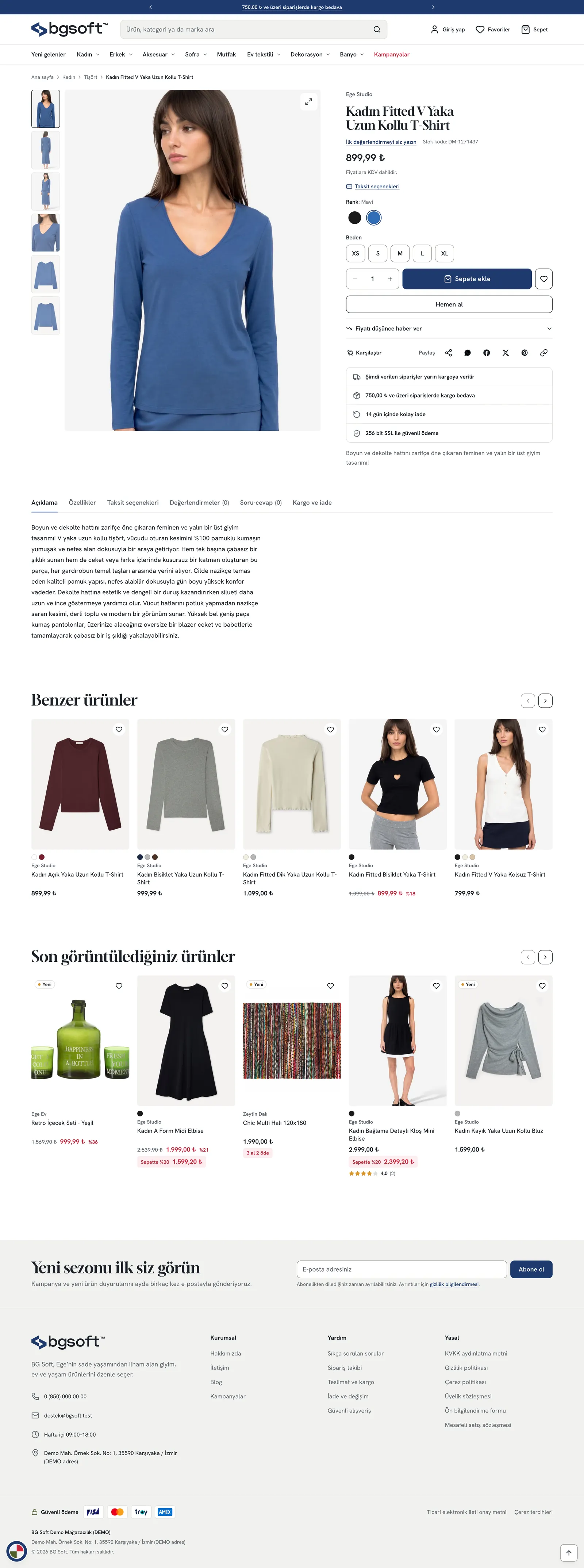 E-Ticaret Sitesi PRO – Ürün detayı
